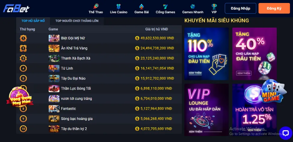 Trải nghiệm game đỉnh cao tại Newba5